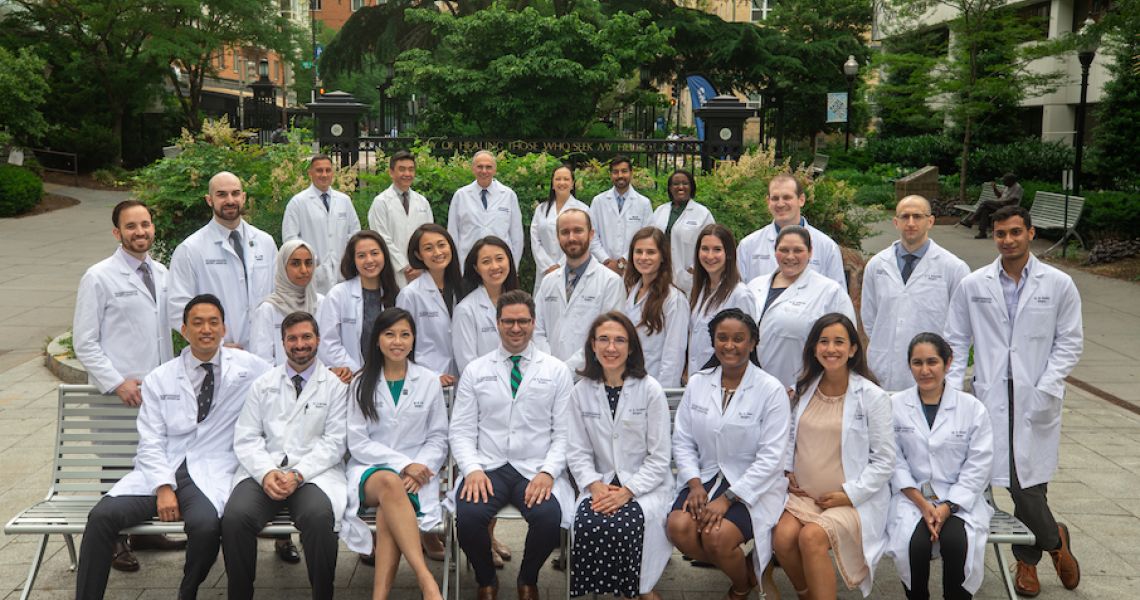 GW general surgery residents and faculty.